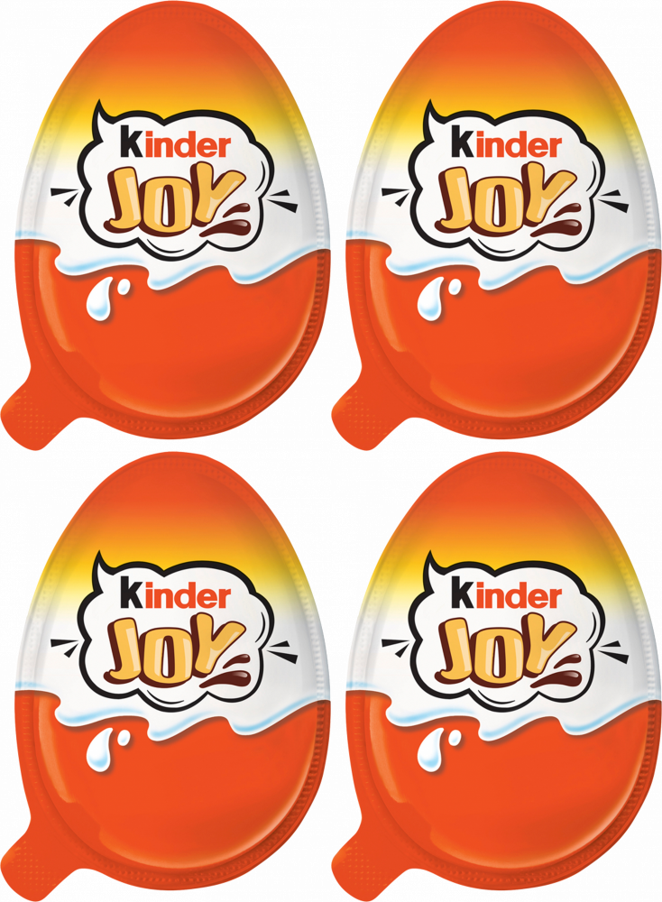 4x Jajko z niespodzianką Kinder Joy, 20g