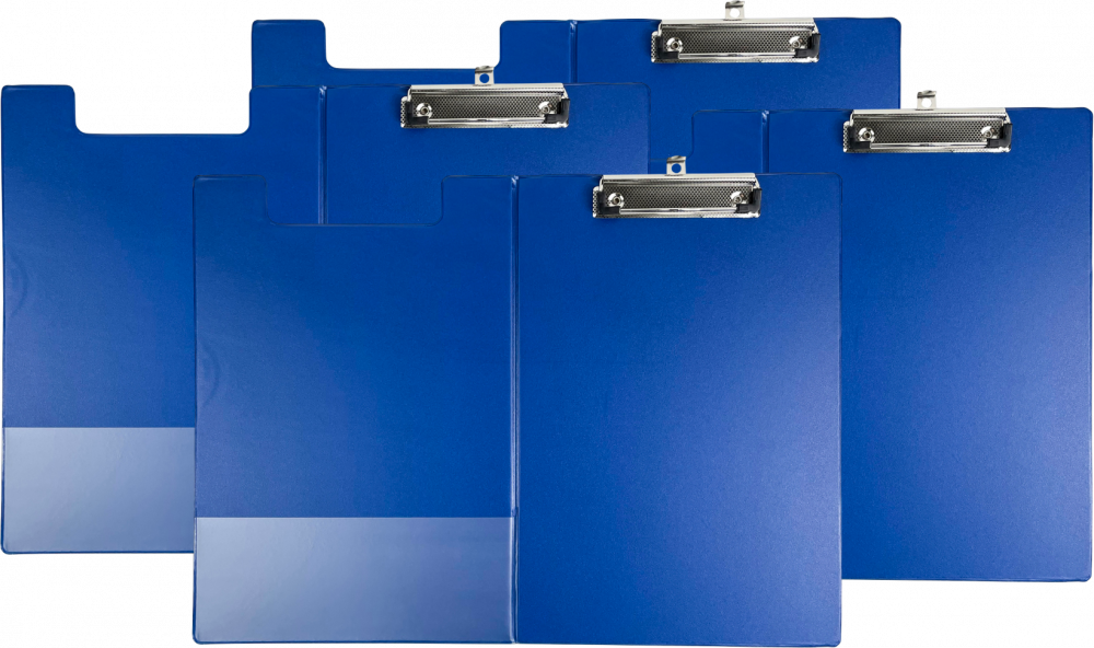 4x Clipboard Viking, z okładką, A4 niebieski
