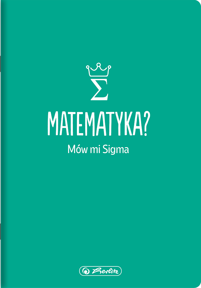 Zeszyt przedmiotowy w kratkę Herlitz Matematyka, A5, miękka oprawa, 60 kartek, zielony