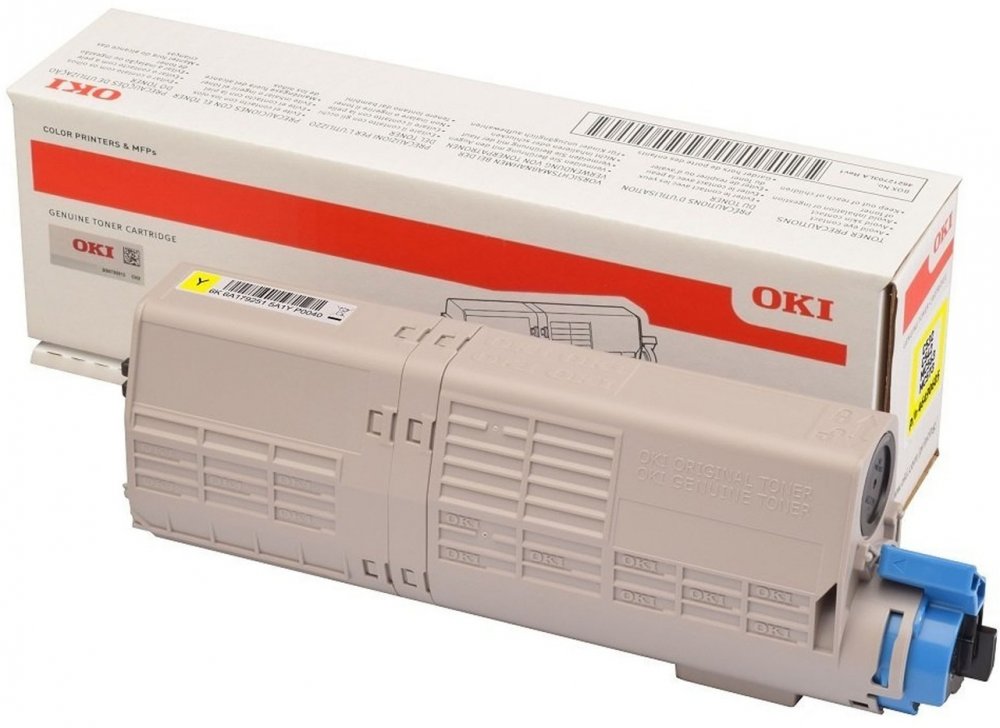Toner Oki (46490605), 6000 stron, yellow (żółty)