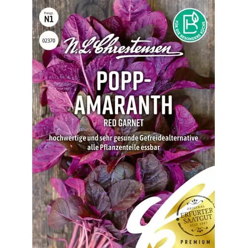 1 pac, Amaranth Red Garnet - Semințe: Mod de ambalare: 1 pac