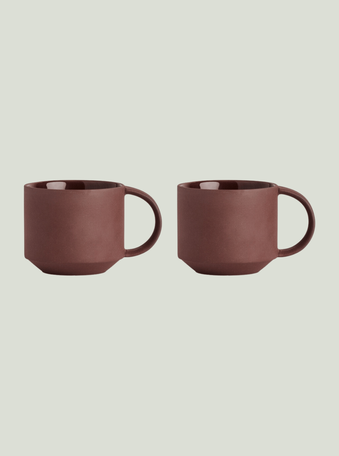 Kubek Yuka Cup Dark OYOY - Zestaw 2 sztuk