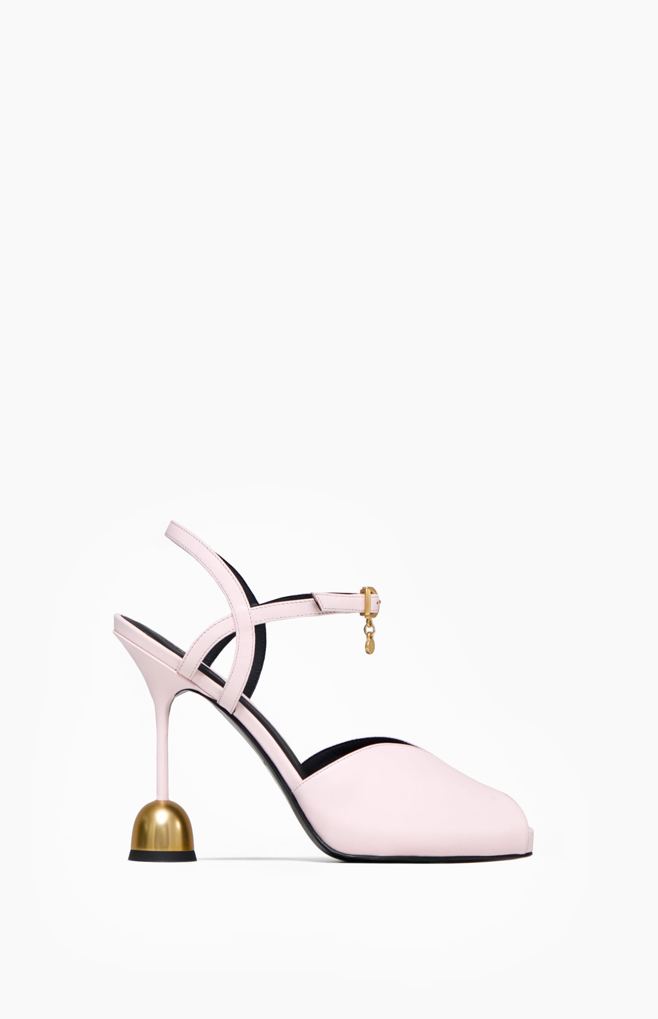 Sandały na obcasie MARILYN BABY PINK 35 - Vanda Novak