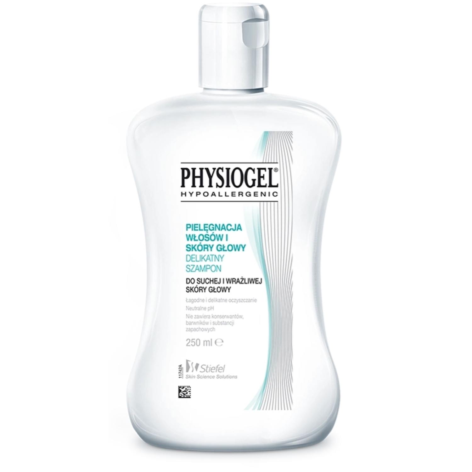 Physiogel hypoallergenic - delikatny szampon do włosów, 250 ml (data ważności: 30.11.2025)