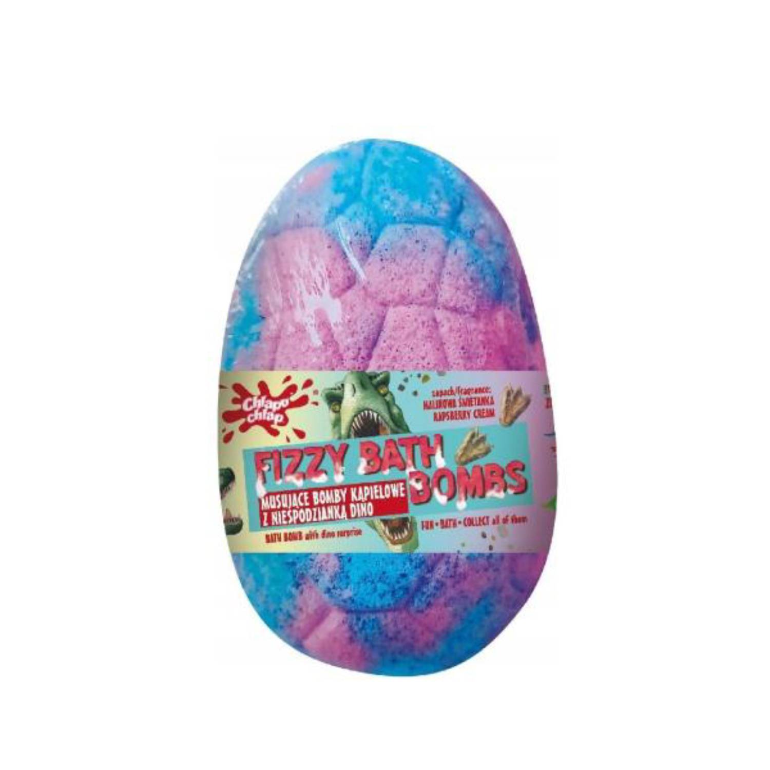 Chlapu chlap - musująca bomba, jajo dinozaura, 1 sztuka