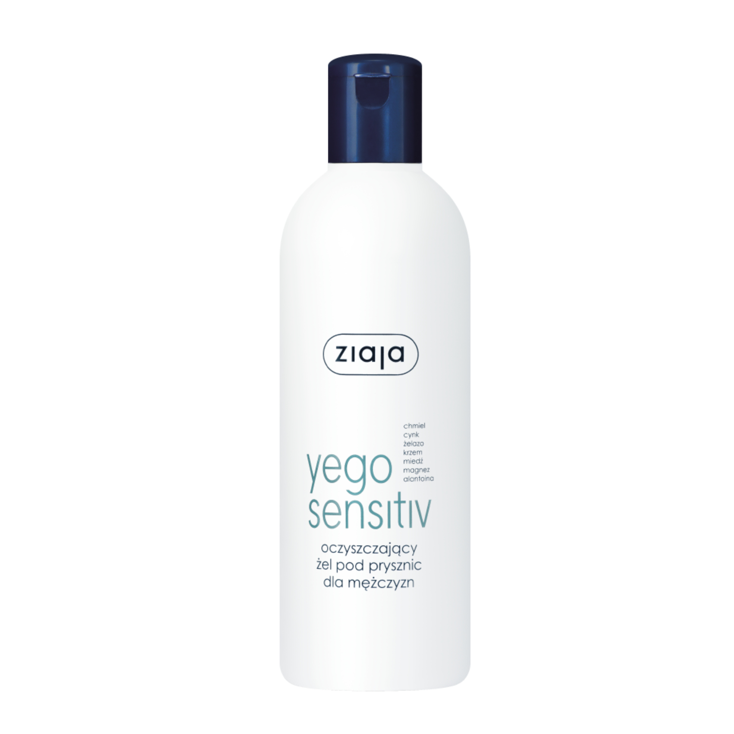 Ziaja yego sensitiv - oczyszczający żel pod prysznic dla mężczyzn, 300 ml