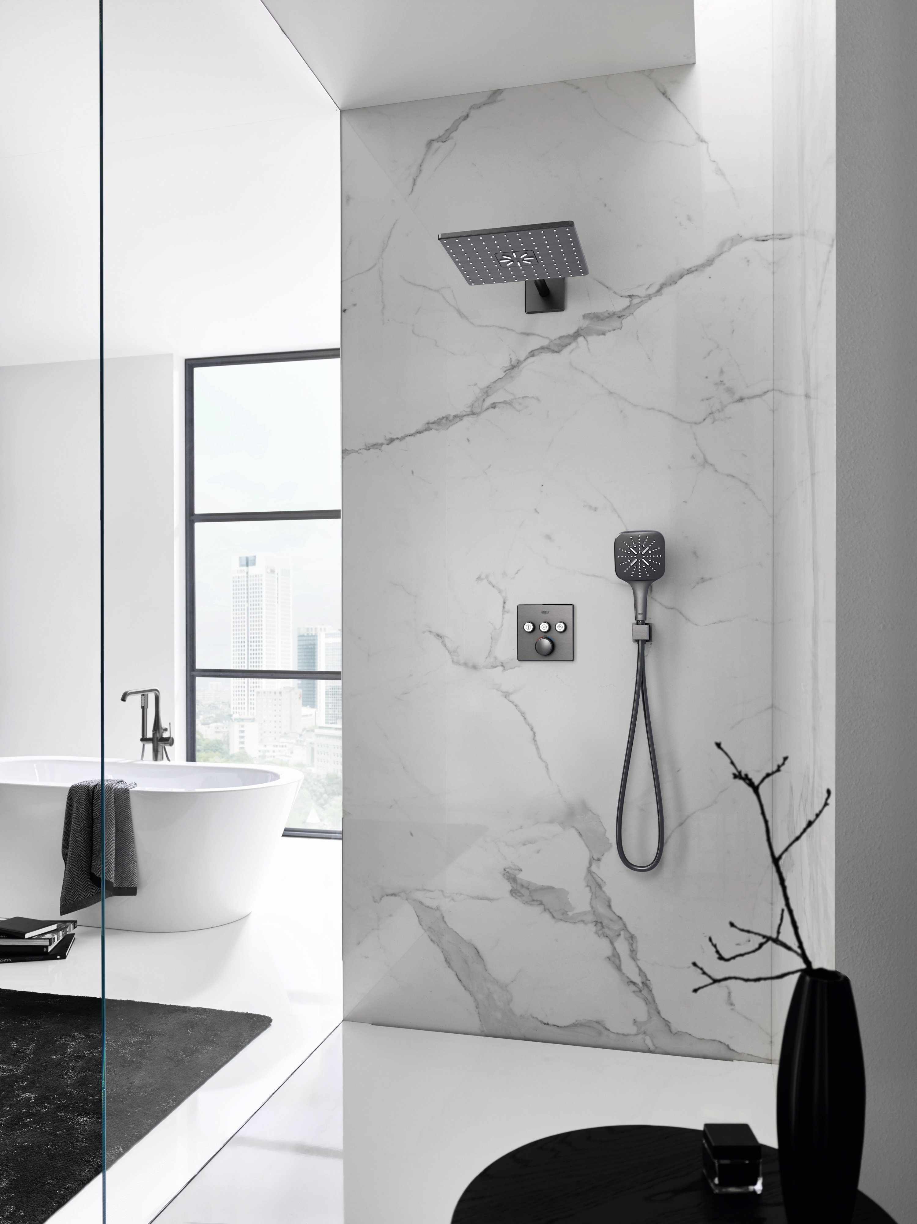 Grohe Rainshower słuchawka prysznicowa Brushed Hard Graphite 26582AL0