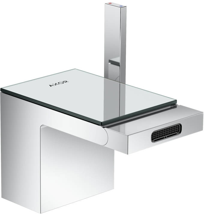 Axor MyEdition bateria bidetowa stojąca EcoSmart chrom/szkło 47210000