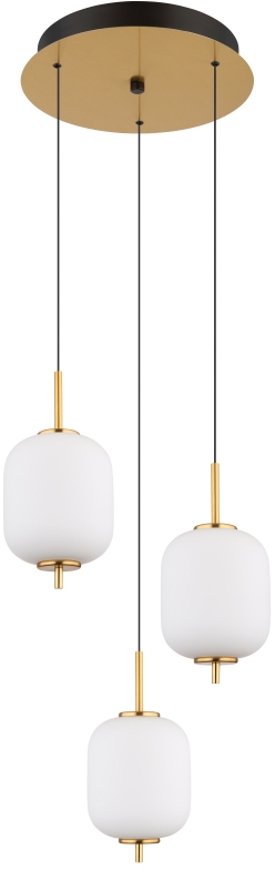 Globo Lighting Ewald lampa wisząca 3x20 W mosiądz 15217-3