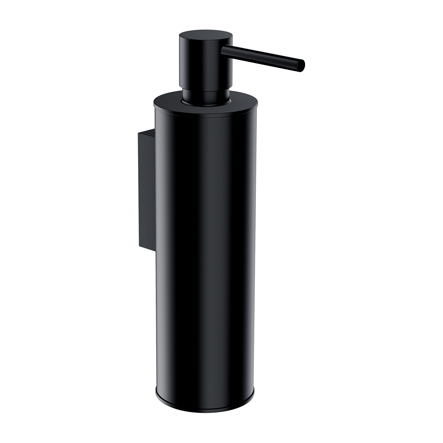 Omnires Modern Project dozownik do mydła 150 ml ścienny czarny mat MP60721BL - Wysyłka w 24h