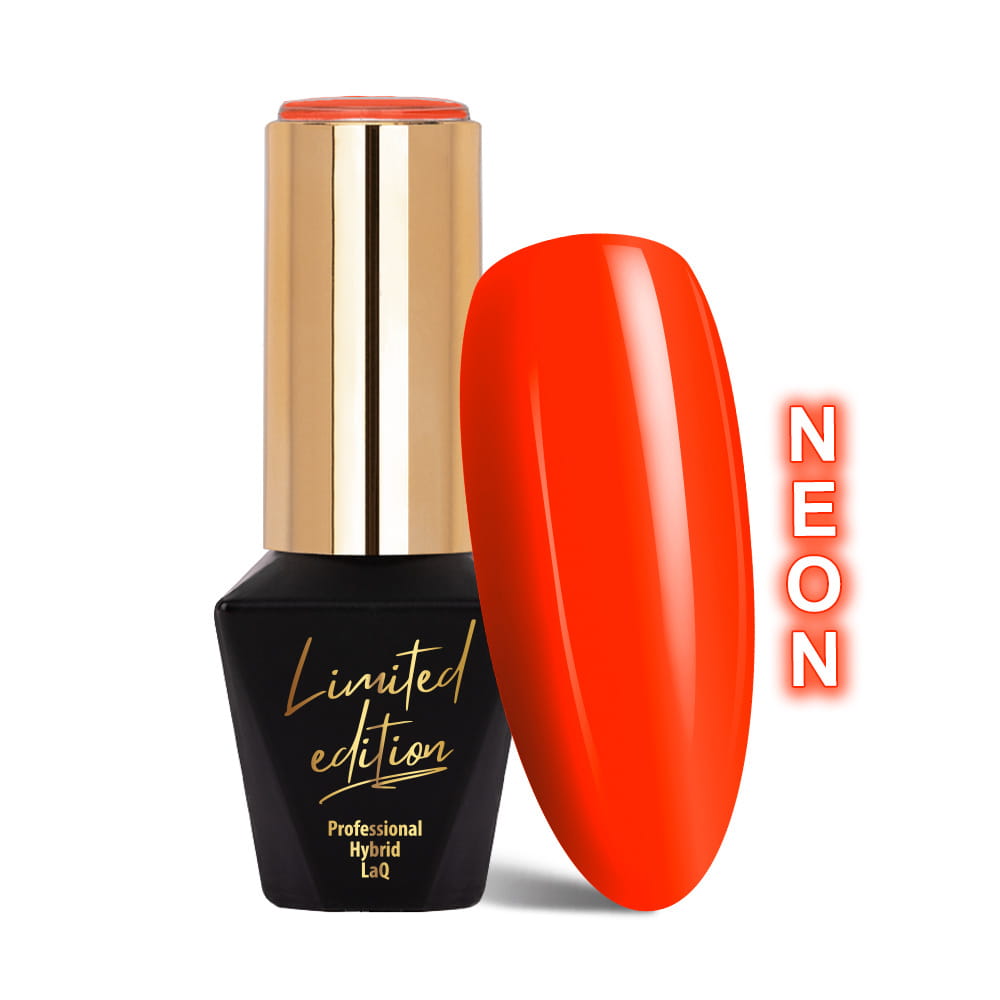Lakier hybrydowy LED/UV Gel Polish MollyLac Limited Edition Nr 480 Pretty Hot Neon 10 g
