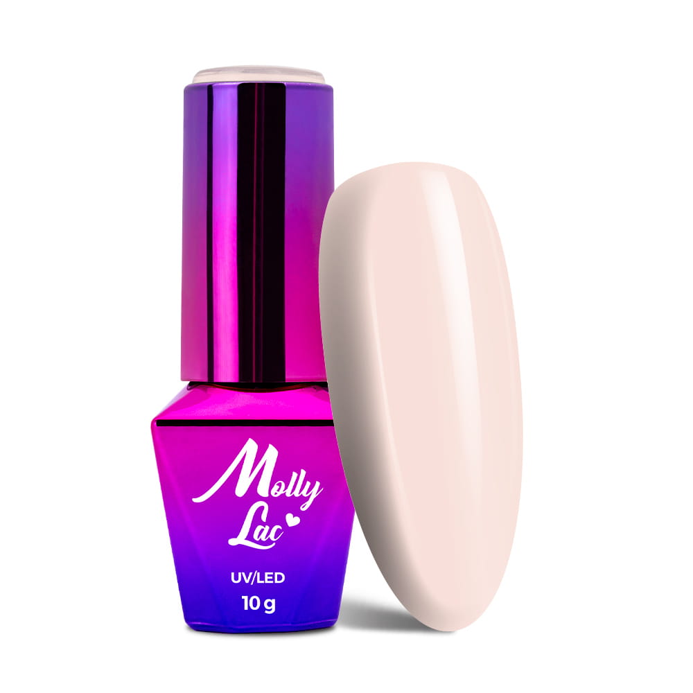 Lakier hybrydowy LED/UV Gel Polish MollyLac Delicate Woman Nr 68 A Subtle Woman 10 g