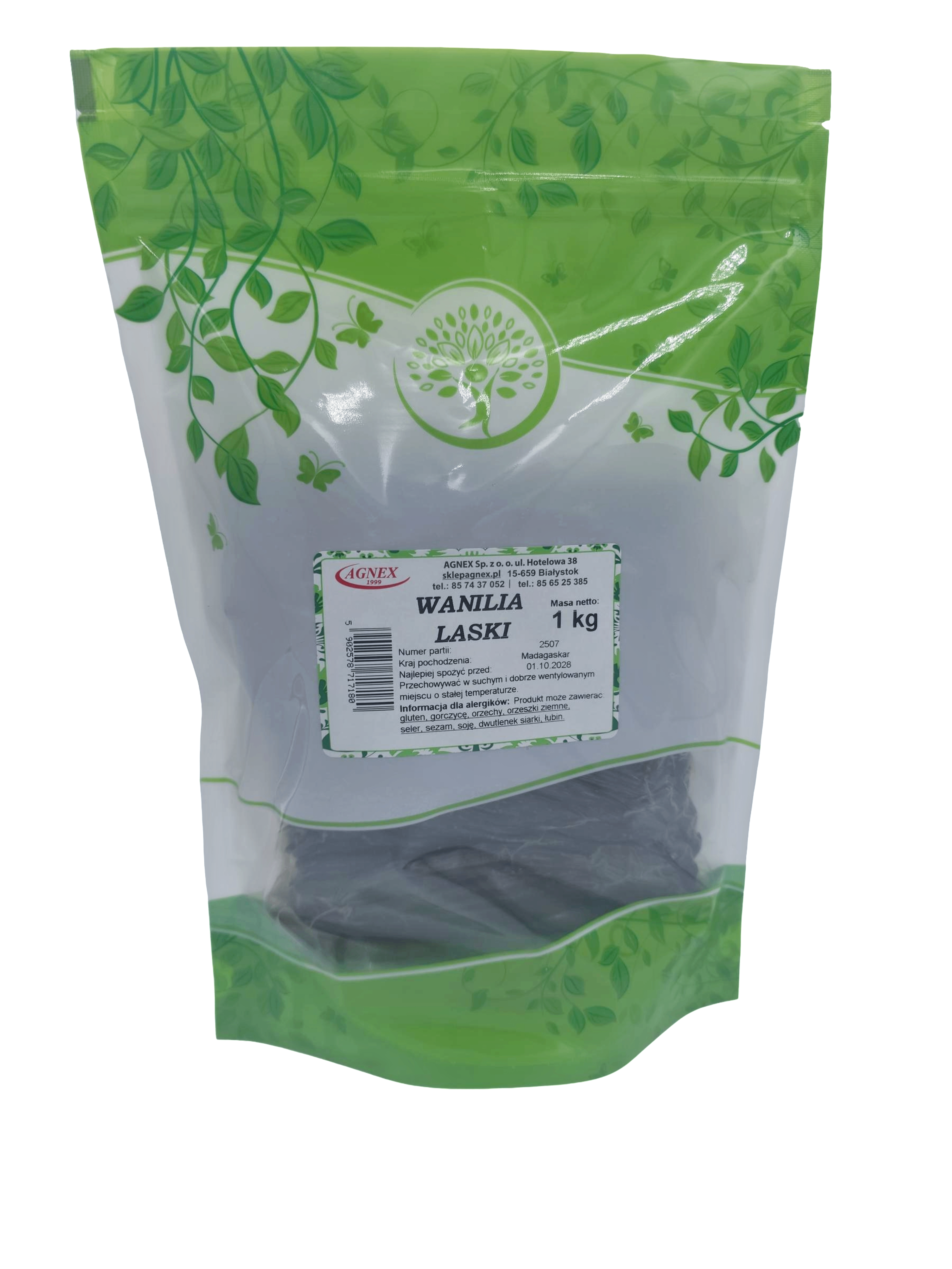 Wanilia laski Bourbon 1 kg
