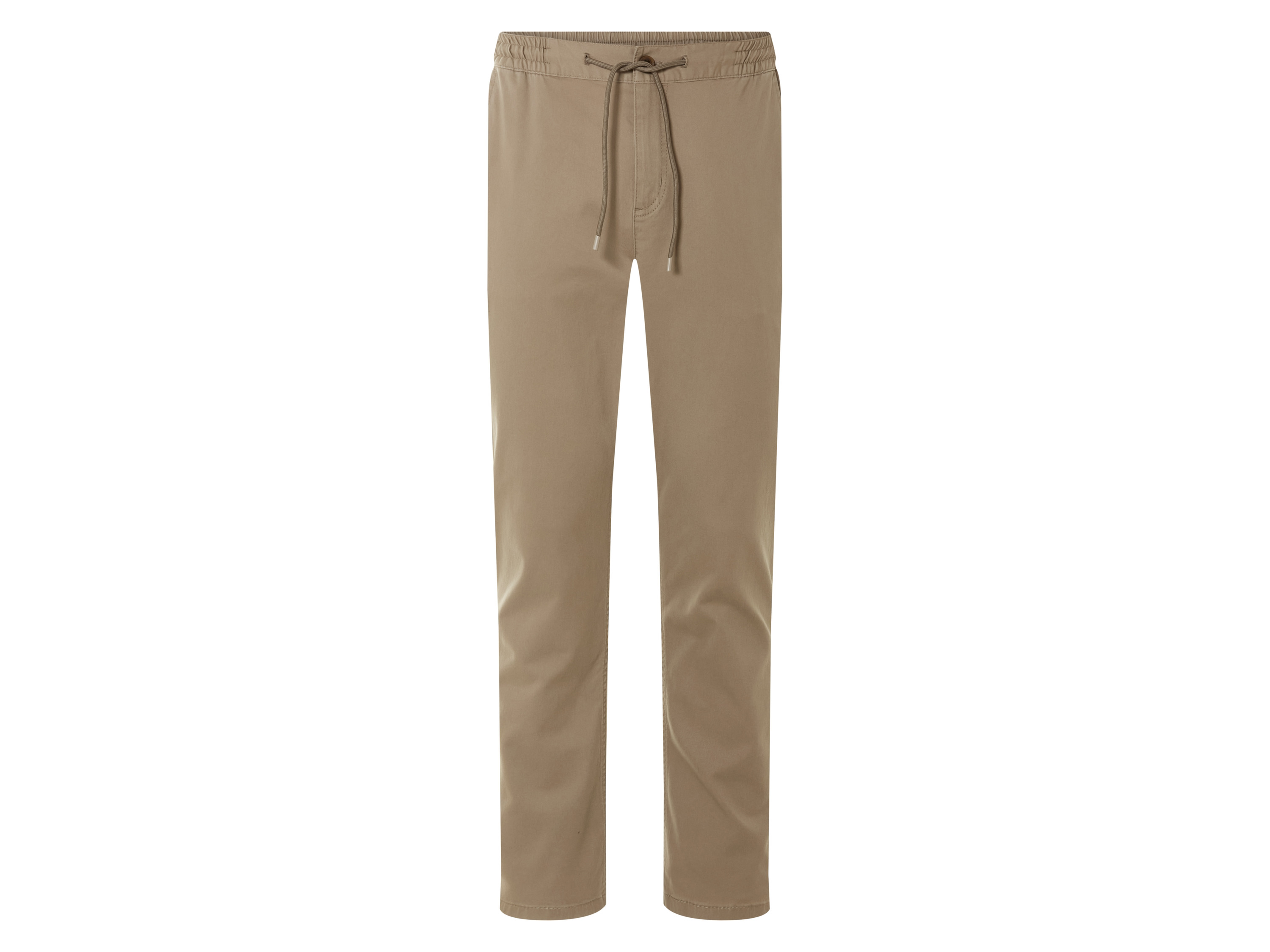 esmara Men Spodnie chino męskie z bawełną Beżowy, XL 56/58