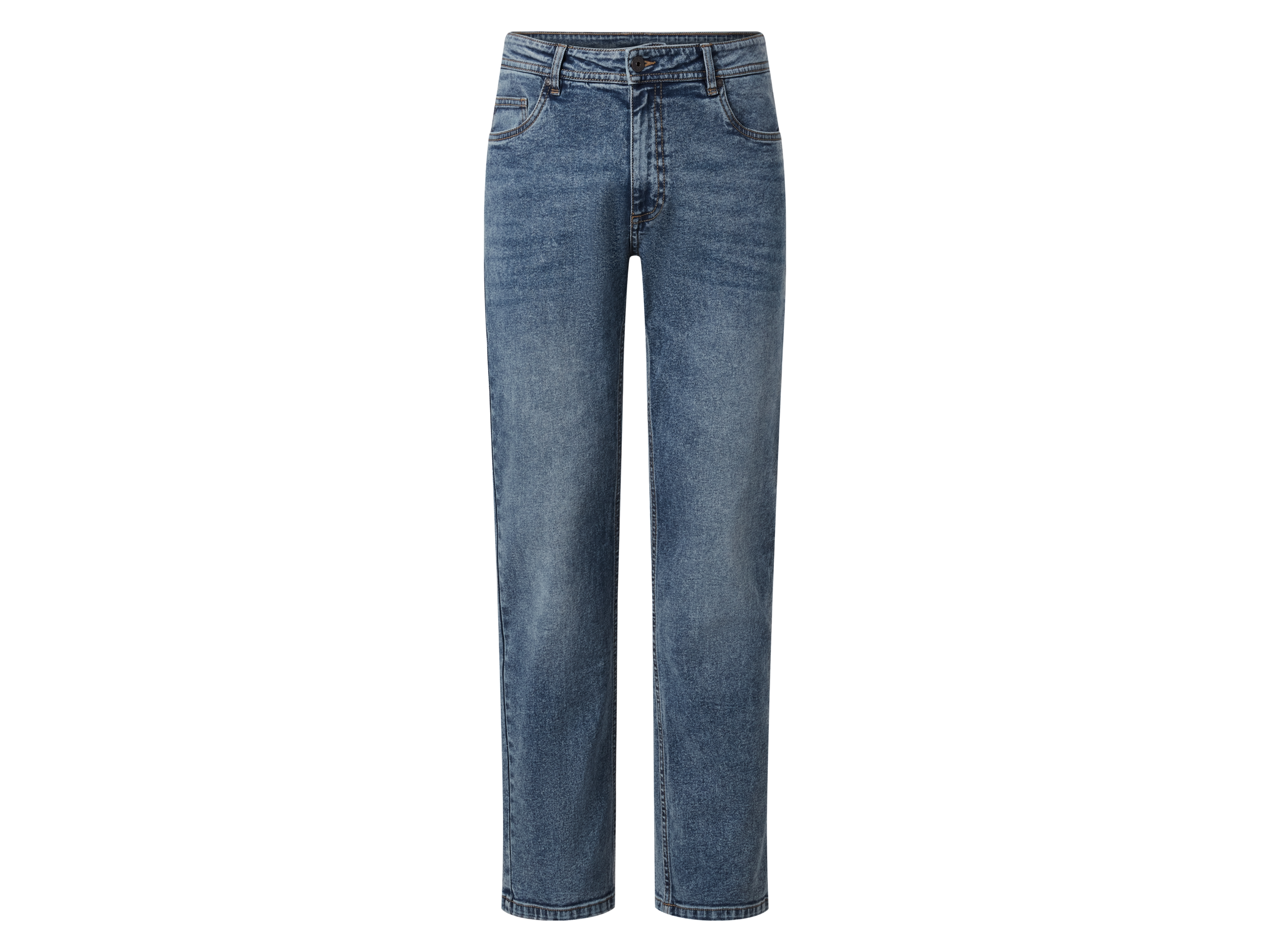 esmara Men Jeansy męskie z bawełną Niebieski, 50 34/32