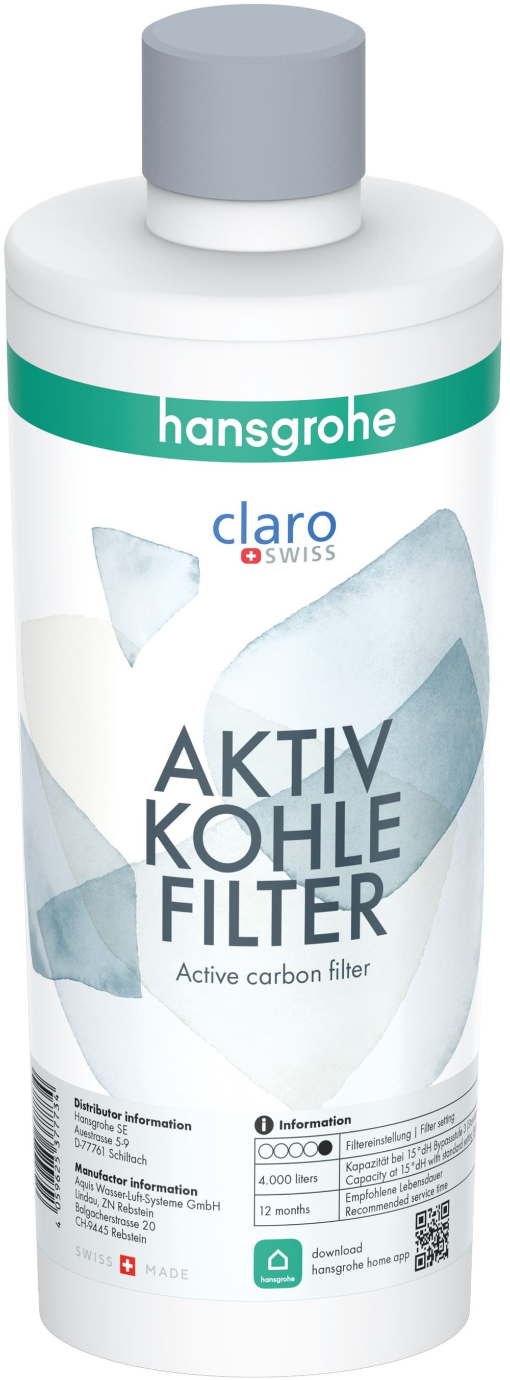 Darmowa Dostawa - Filtr węglowy Hansgrohe 76814000