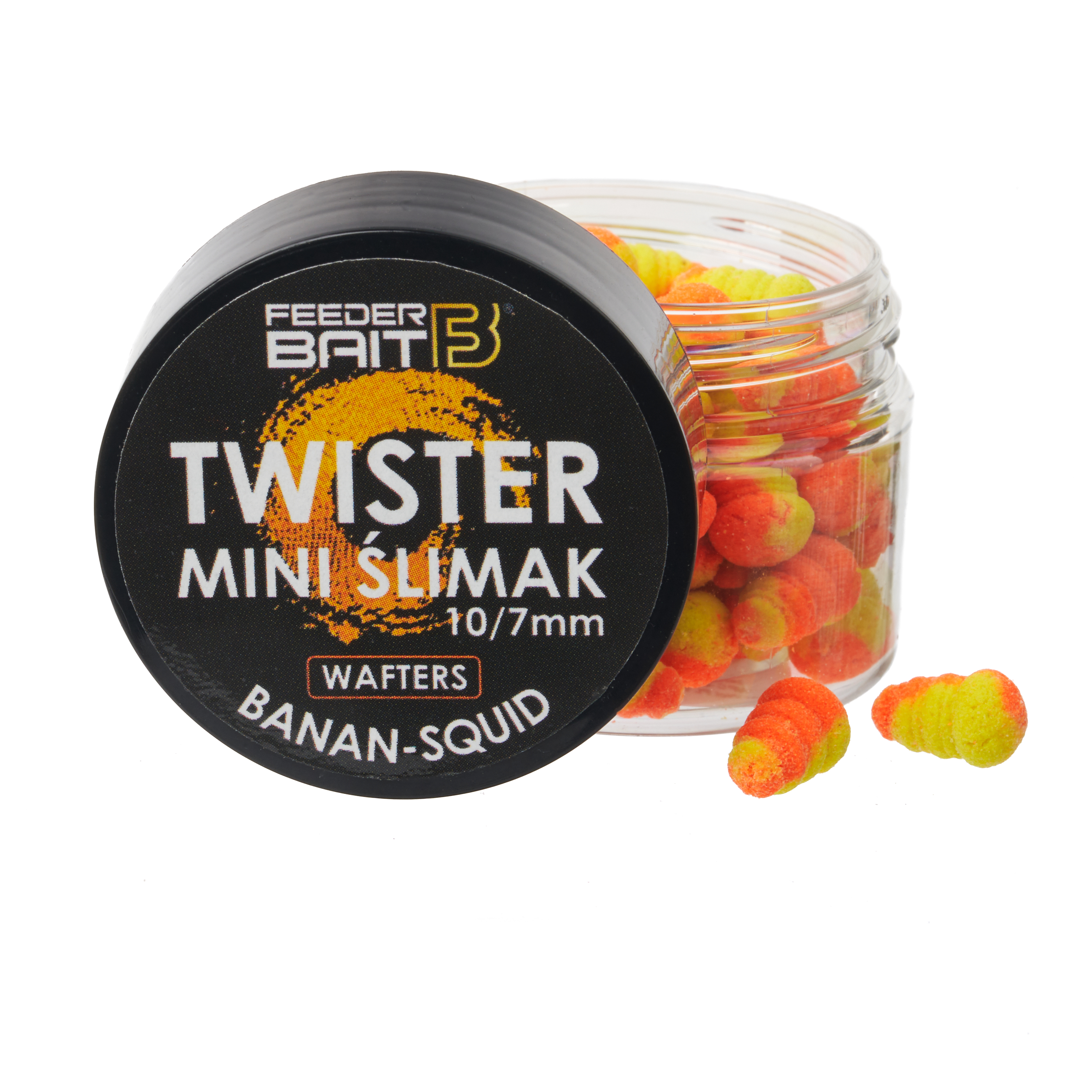 Feeder Bait Mini Ślimaki Twister - Banan Squid