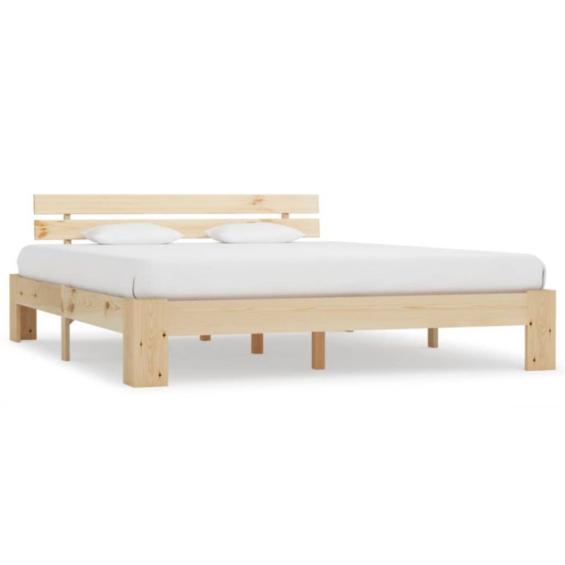 Łóżko drewniane WaszeMeble 180x200 cm brązowe WM-283165 1 szt.