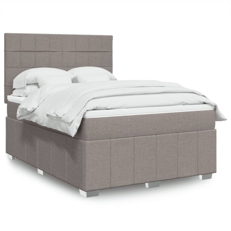 Łóżko z materacem WaszeMeble 160x200 cm taupe WM-3291723 1 szt.