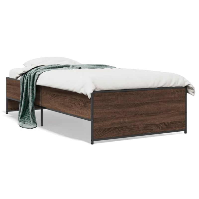 Łóżko metalowe WaszeMeble 90x190 cm brązowy WM-845250 1 szt.
