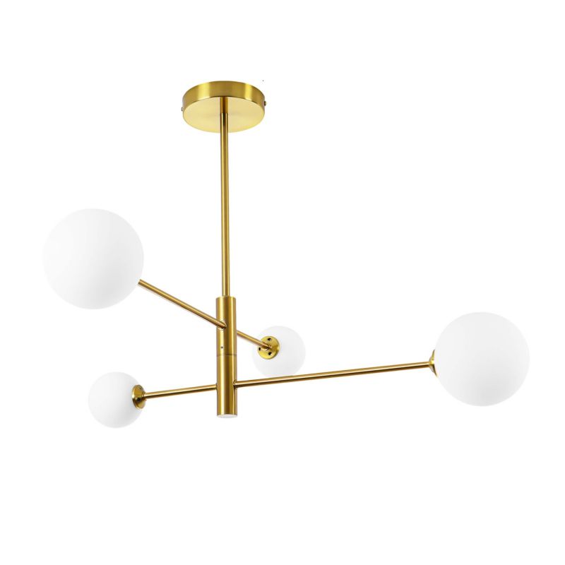 Żyrandol Light Prestige Dorado 9906 złoto-biały szerokość 79 cm 4xG9 x 40W 1 szt.