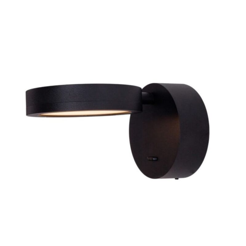 Kinkiet ścienny Maxlight Ibiza czarny LED 6W 3000K 335lm IP20 wym: 9 x 10 x 3,1 cm - 1 szt.
