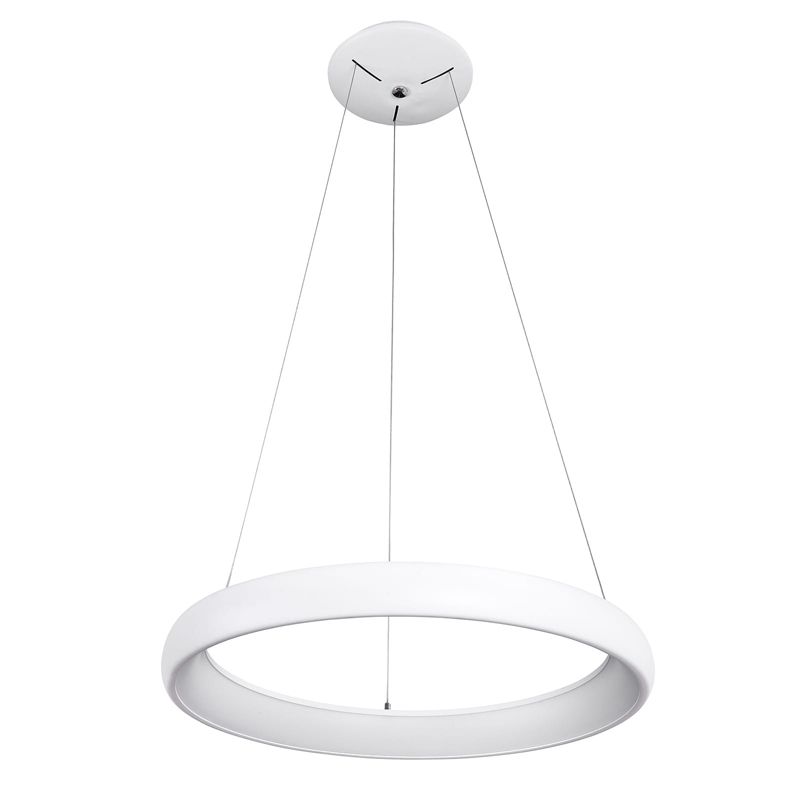Żyrandol Italux Alessia 8557 biały nowoczesny wbudowany LED 50W 1 szt.