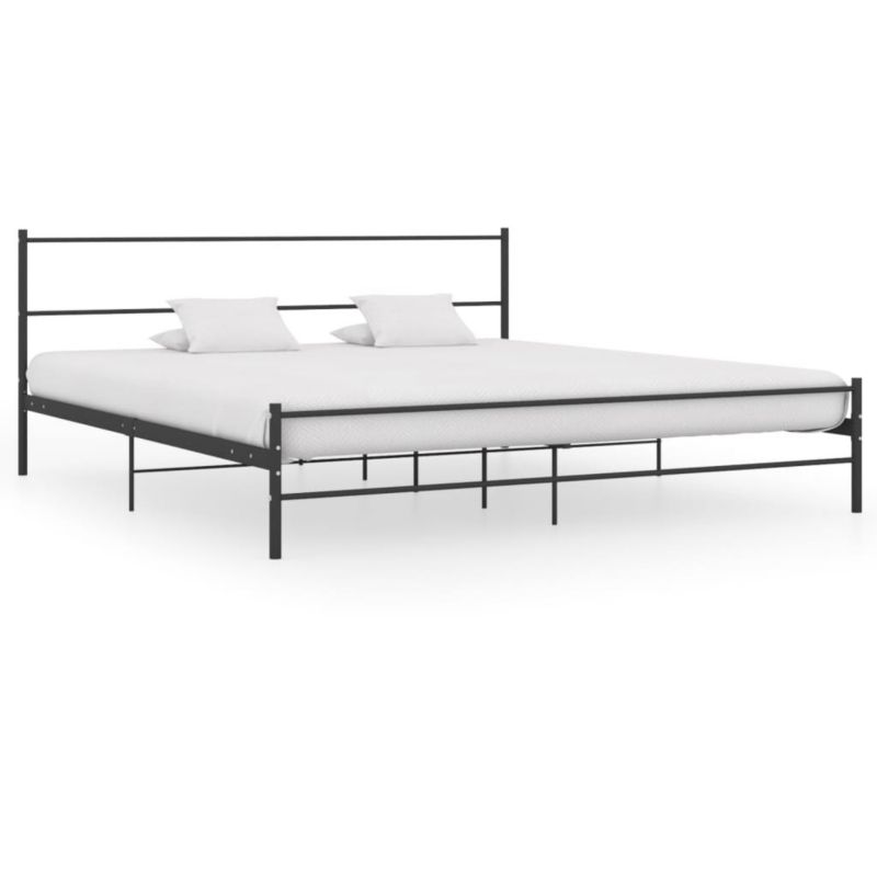 Łóżko metalowe WaszeMeble 180x200 cm czarna WM-284688 1 szt.