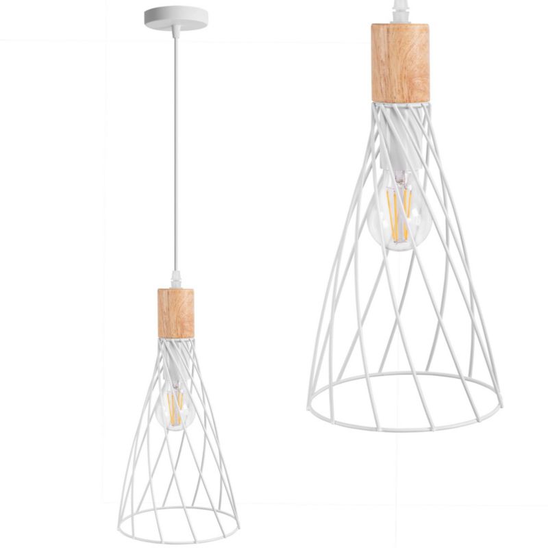 Lampa Sufitowa Wisząca Toolight App1269-1Cp Biały 1 Szt
