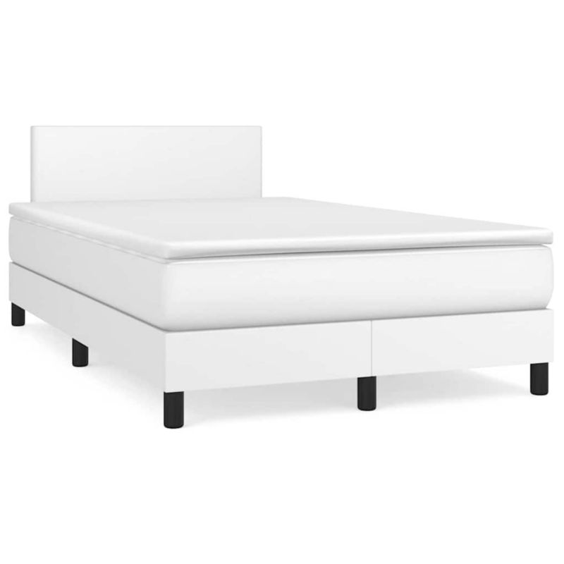 Łóżko z materacem WaszeMeble 120x190 cm biały WM-3270124 1 szt.