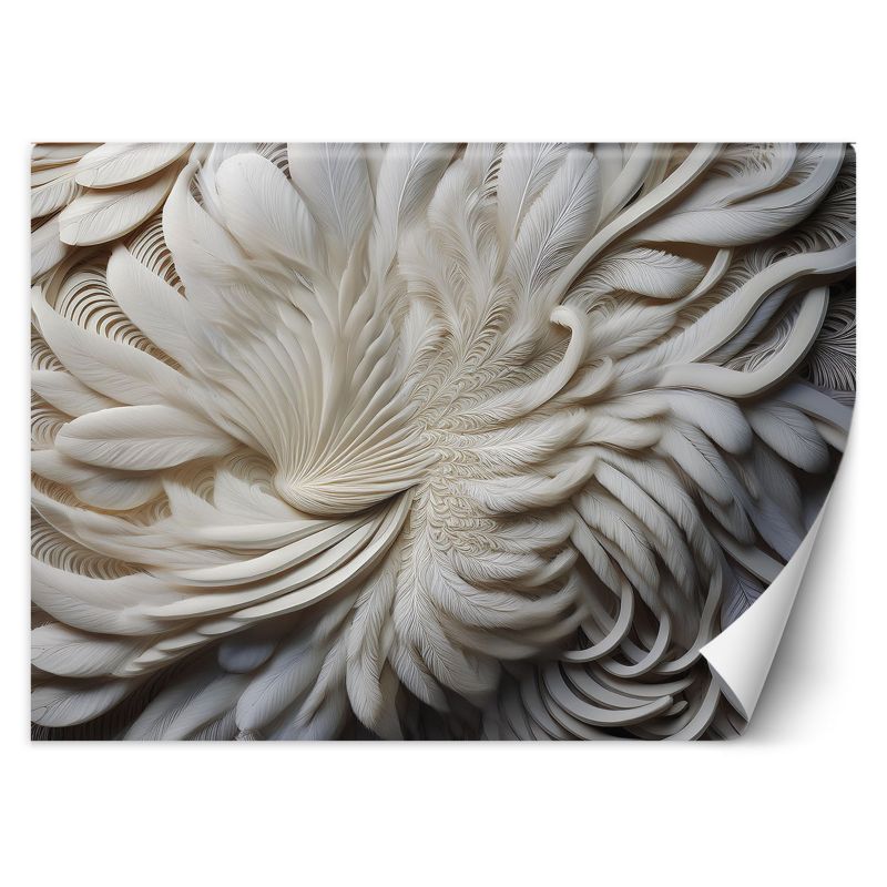 Fototapeta Feeby Abstrakcyjna tekstura biały 3D 100x70 1 szt