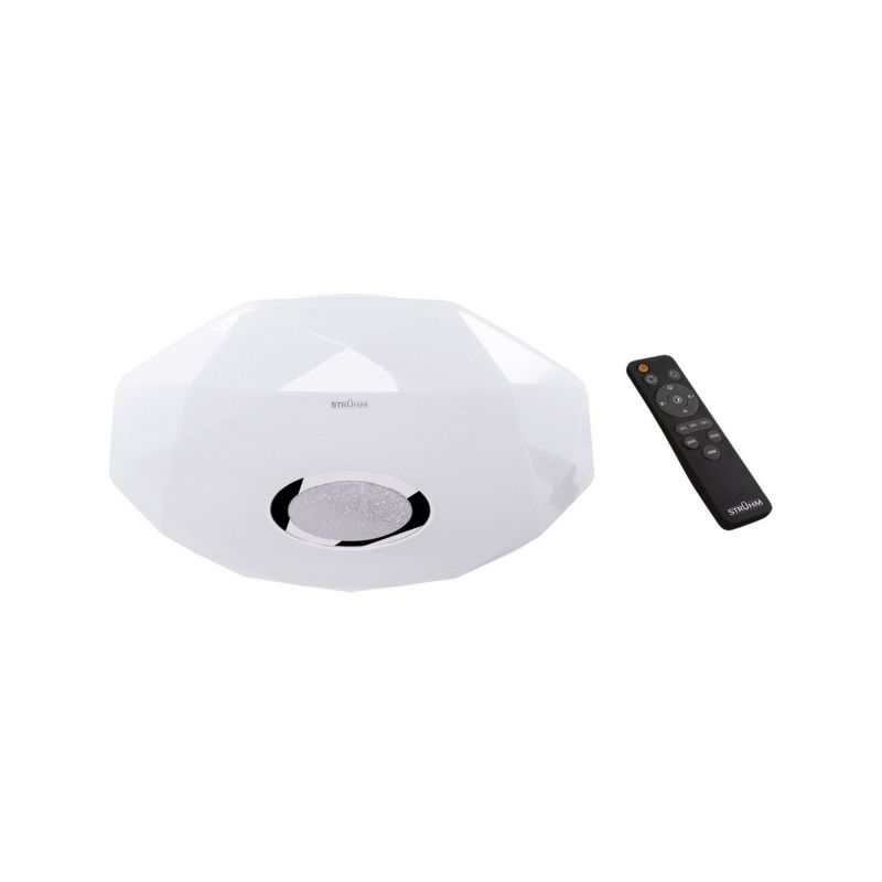 Plafon sufitowy Struhm Iryna biały LED 24W 3000K-6500K 2240lm łazienkowy IP44 wym: 7 x 39,5 x 39,5 cm tworzywo sztuczne - 1 szt.