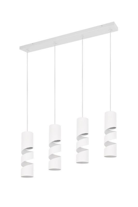 Lampa wisząca Trio Stream 3988 biała nowoczesna 4xGU10 x 1 szt.