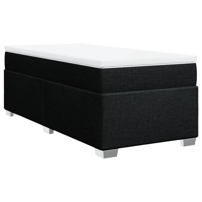 Łóżko kontynentalne WaszeMeble 90x190 cm czarne WM-3285178 1 szt.