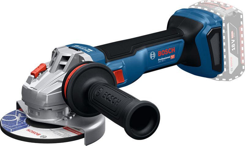 Szlifierka kątowa Bosch GWS18V-11 akumulatorowa 125mm 2x5.0Ah L-Boxx 18V 1 szt