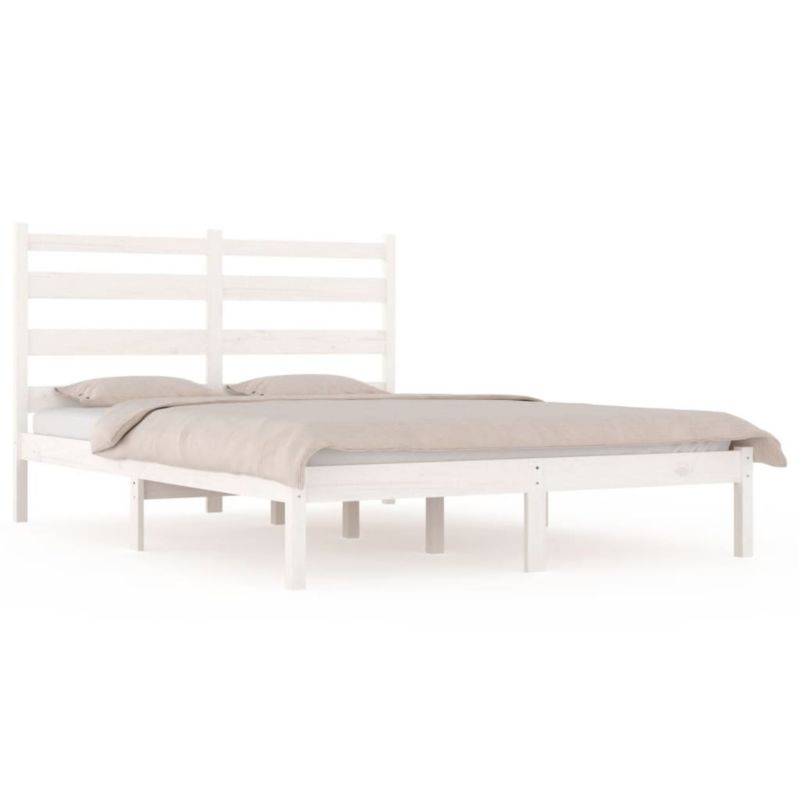 Łóżko drewniane WaszeMeble 200x200 cm biała WM-3103669 1 szt.
