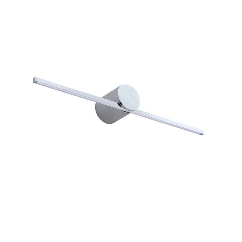Kinkiet ścienny Light Prestige Modern chromowany LED 6W 3000K 800lm IP44 wym: 5,5 x 40 x 7,2 cm - 1 szt.