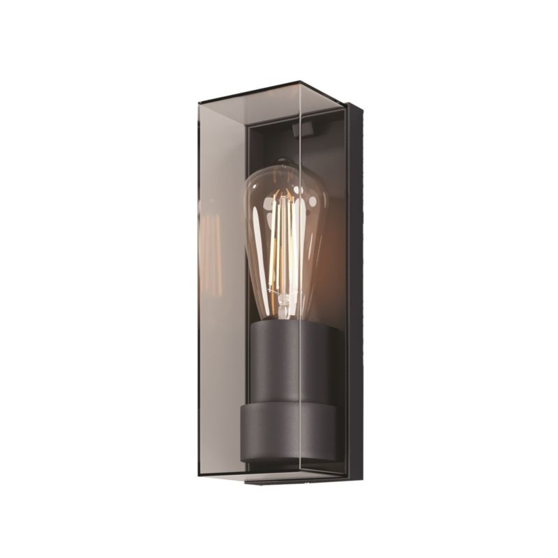Kinkiet ścienny zewnętrzny Maytoni Conf grafitowy 1 x E27 x 15W IP65 wym: 8,8 x 8,6 x 8,8 cm - 1 szt.