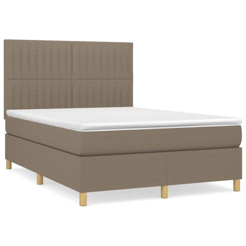 Łóżko kontynentalne WaszeMeble 140x190 cm Brązowe WM-3142493 1 szt.