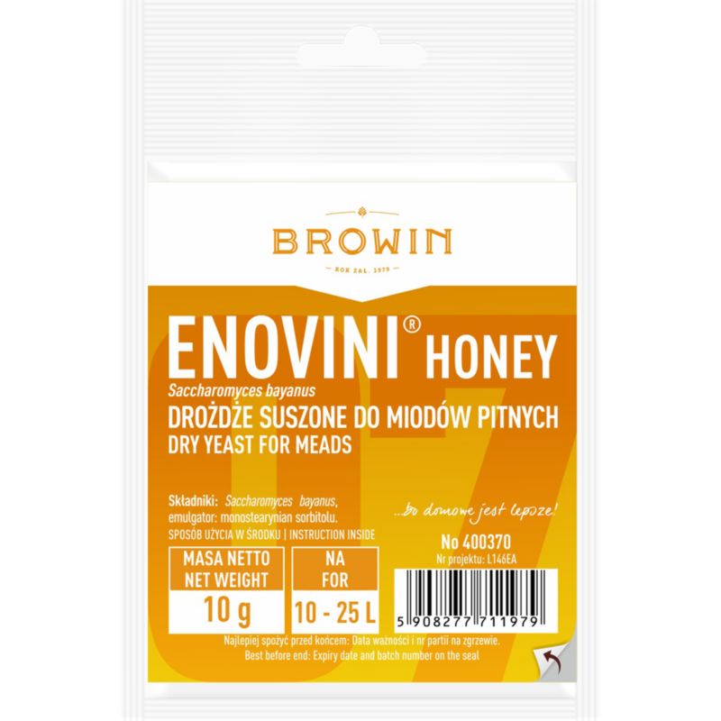 Drożdże winiarskie Enovini Honey 10 g