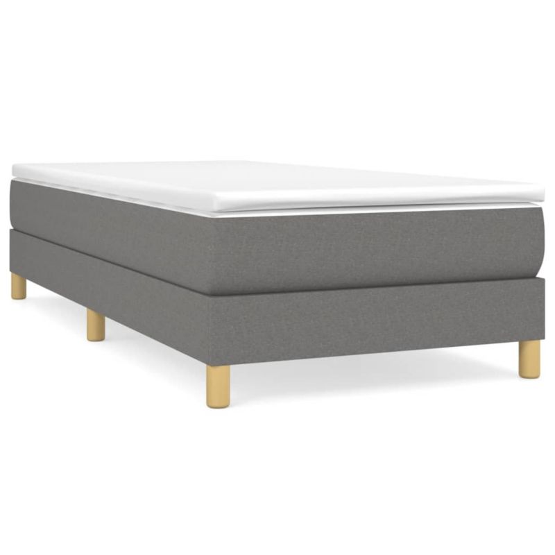 Łóżko kontynentalne WaszeMeble 90x200 cm ciemnoszara WM-3144144 1 szt.