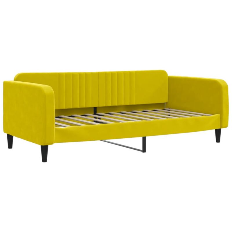 Łóżko dzienne WaszeMeble 100x200 cm żółte WM-354098 1 szt.