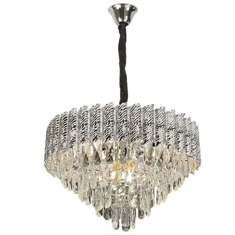 Lampa Sufitowa Wisząca Toolight G055-Cp Chrom, Szary 1 Szt