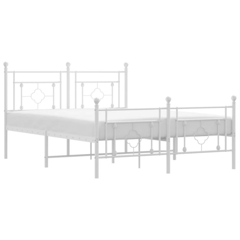 Łóżko metalowe WaszeMeble 140x190 cm biała WM-374406 1 szt.