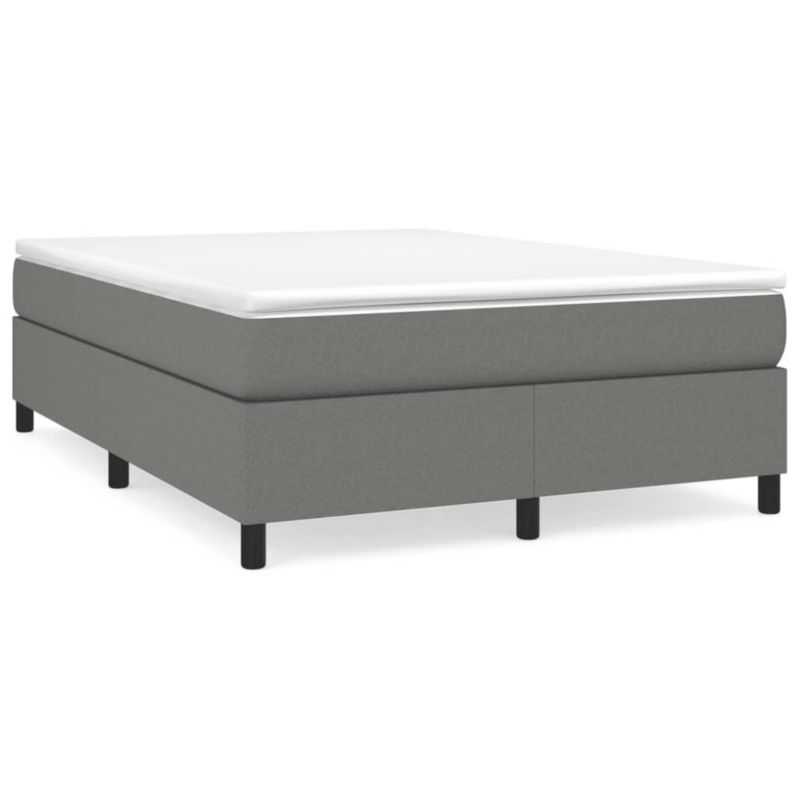 Łóżko tapicerowane WaszeMeble 140x190 cm ciemnoszara WM-3120855 1 szt.