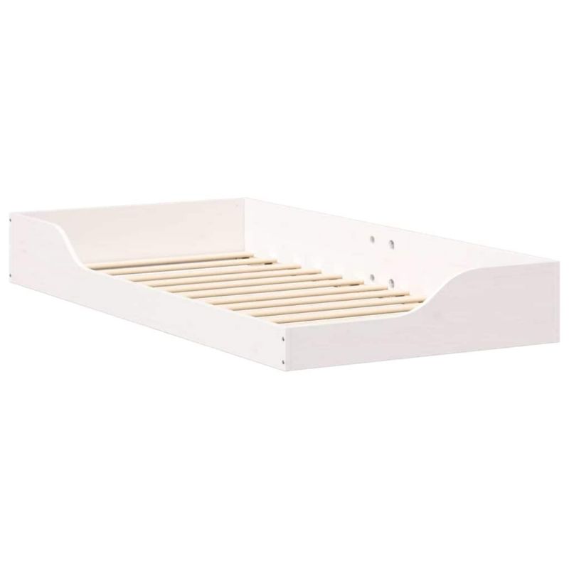 Łóżko WaszeMeble 75x190 cm ciepła biel WM-873398 1 szt.