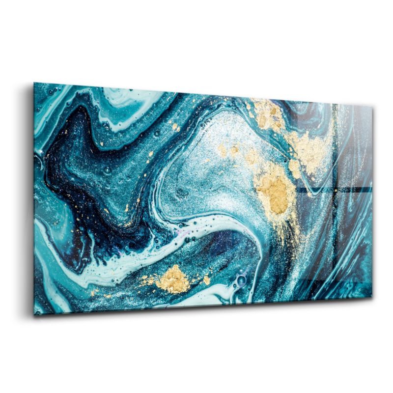Foto Obraz Ścienny Szklany Wallfluent 120x60 cm Abstrakcja Marmur 1 szt.