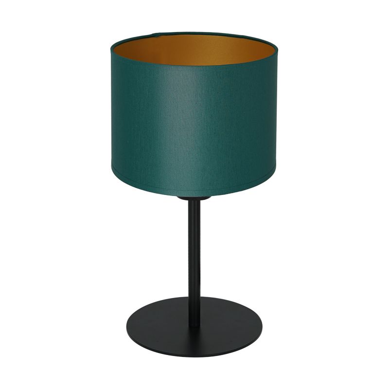 Lampa stołowa Luminex Arden czarny mat-zielona-złota 1 x E27 x 15W IP20 wym: 34 x 18 x 18 cm metal - 1 szt.