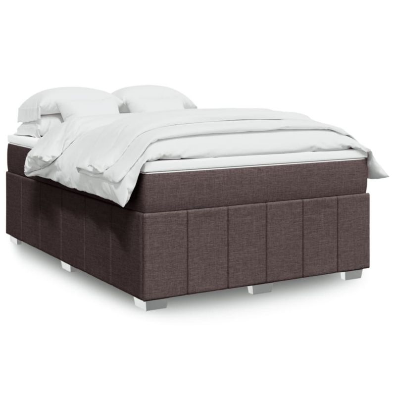 Łóżko kontynentalne WaszeMeble 160x200 cm brązowe WM-3285487 1 szt.