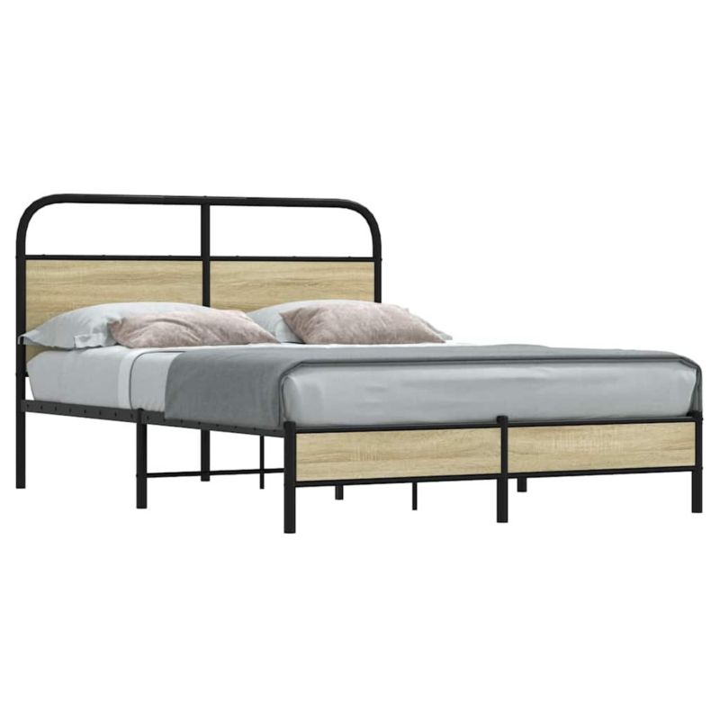 Łóżko metalowe WaszeMeble 120x200 cm brązowe WM-4100408 1 szt.